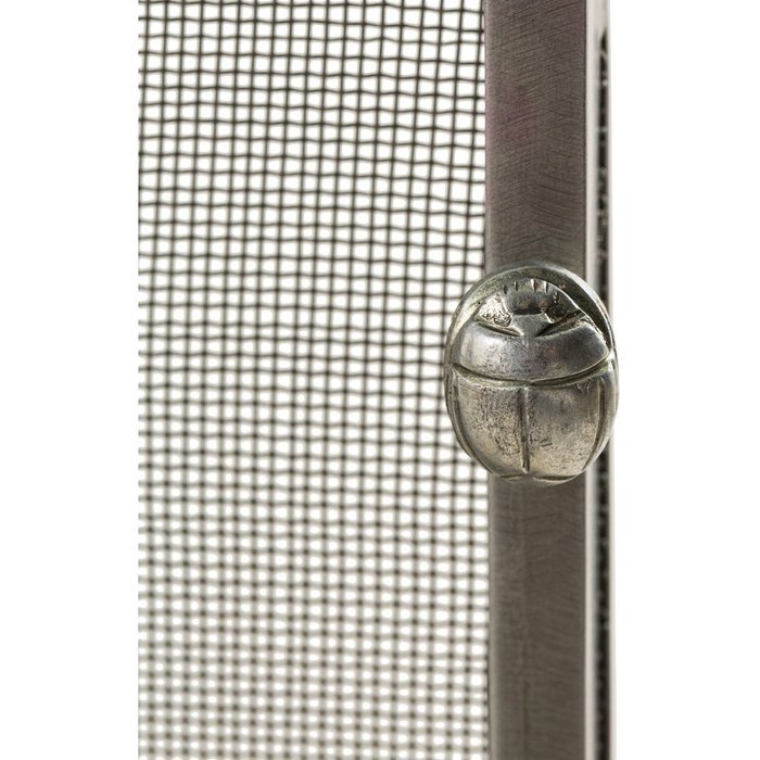 Modern Classic Simple Iron Fireplace Screen - Gold N6