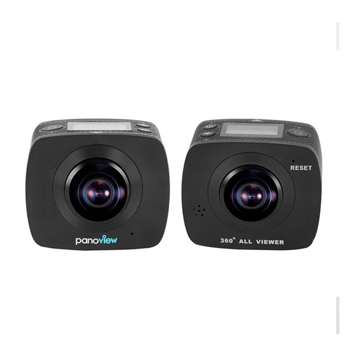 Boblov Dual-lens 360 Degree Panoramic Camera Digital Video Sports Action VR Camera 720P 30fps HD 8MP with 220... N4