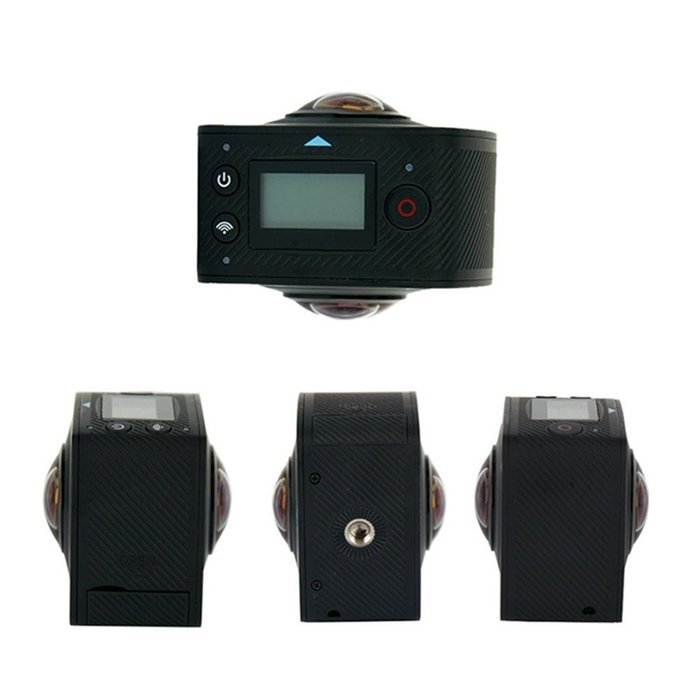 Boblov Dual-lens 360 Degree Panoramic Camera Digital Video Sports Action VR Camera 720P 30fps HD 8MP with 220... N7