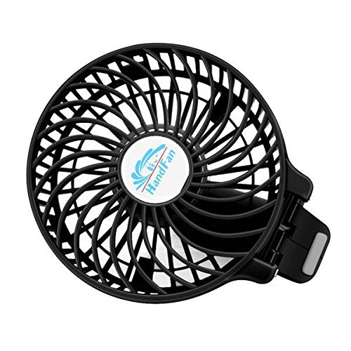 LinGear Portable Collapsible USB Rechargeable Hand Handheld Mini Fan For Laptop Computer Desk Desktop Table Floor... N9