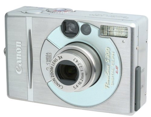 Canon PowerShot S300 2MP Digital ELPH Camera Kit w/ 3x Optical Zoom