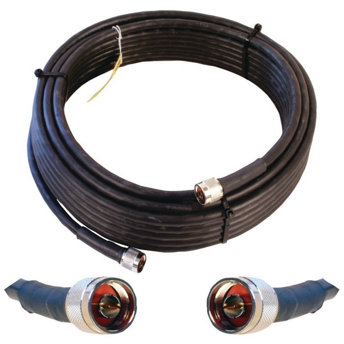 Wilson Electronics 952350 50 feet WILSON400 Ultra Low Loss Coax Cable with N Male Connectors