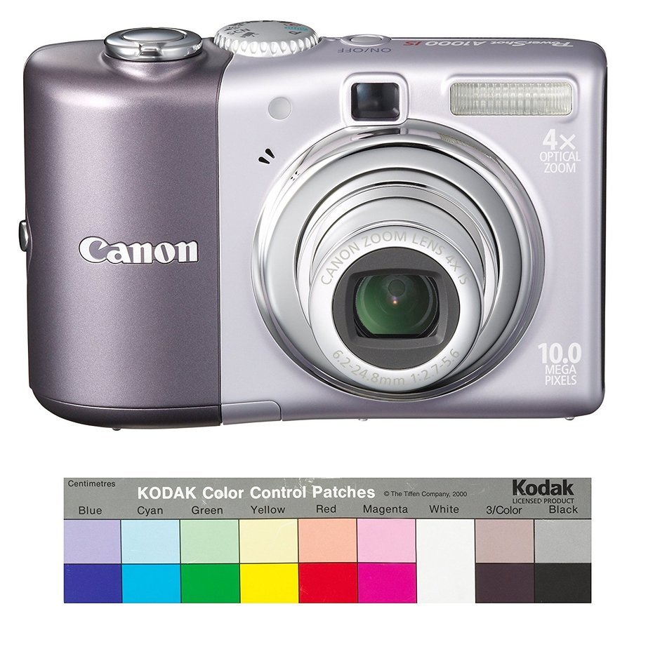Canon Powershot A1000IS 10MP Digital Camera with 4x Optical Image Stabilized Zoom (Purple) N11