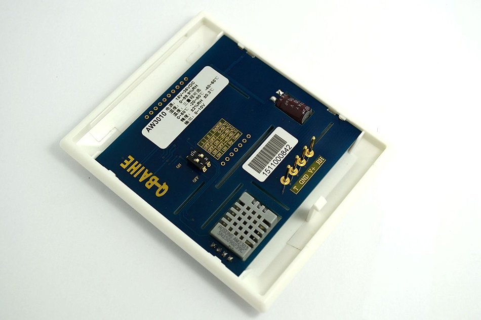 Q-BAIHE Wall-Mounted Temperature & Humidity Transducer Sensor Output Signal Optionable(no led 0-10V)