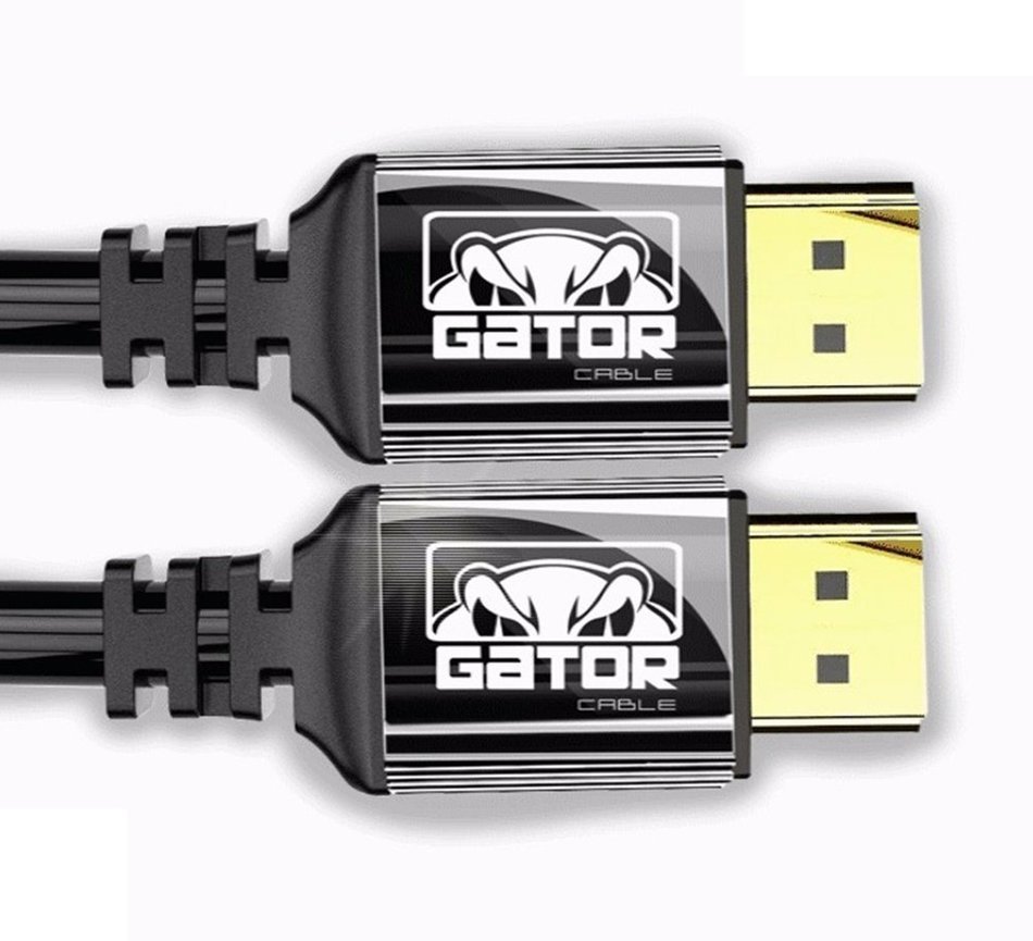 Gator Cable 10 feet Red HDMI 2.0 cable with durable and rugged aluminum housing case and Ultra High Speed bidirectional... N11