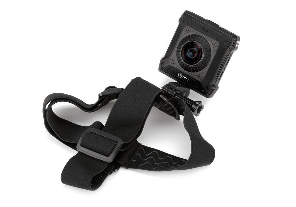 720 Degree View Action Camera - Two Back To Back Cameras, Wi-Fi, 1/4 Inch CMOS Sensor, SD Card Recording, H.264