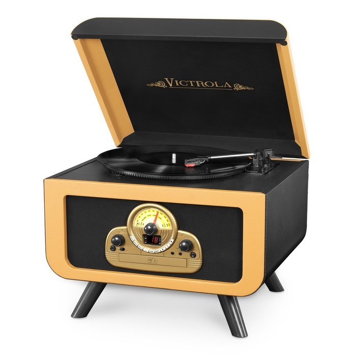 Victrola Tabletop Record Player with Bluetooth and CD N2