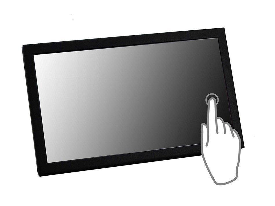 VSL102-HW Widescreen 10.2 inch metal HDMI/VGA/AV touchscreen monitor industrial rugged N4