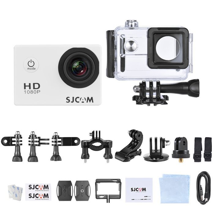 SJCAM SJ4000 2.0" LCD Screen 1080P 30fps Full HD 12MP Waterproof 30M NTK96650 Action Sports Helmet Camera DV 170... N35