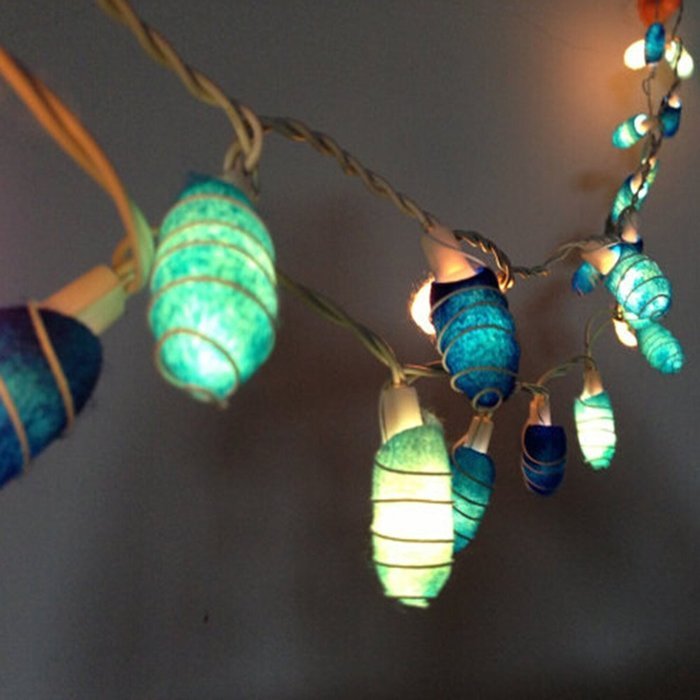 KAKA(TM) Tulip Led String Lights with Plug-in Light Decorate Patio Outdoor Christmas Party Warm White Light 220V... N2