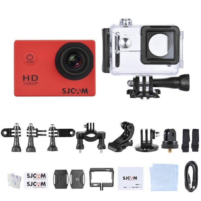 SJCAM SJ4000 2.0" LCD Screen 1080P 30fps Full HD 12MP Waterproof 30M NTK96650 Action Sports Helmet Camera DV 170... N39