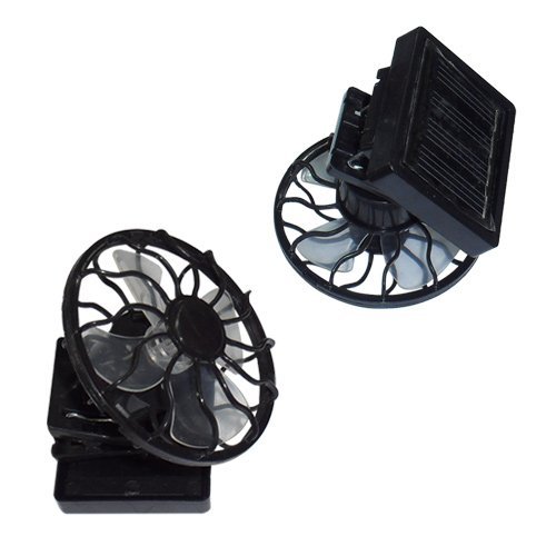 Solar Energy Powered Clip-on Mini Fan