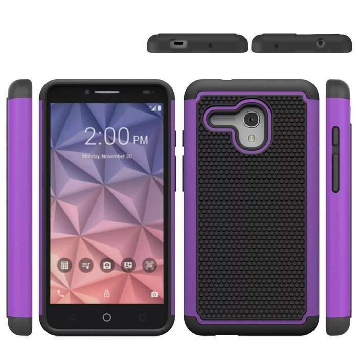 Alcatel OneTouch Fierce XL Case, ARSUE [Shock Absorption] Hybrid Dual Layer Armor Defender Protective Case Cover... N4