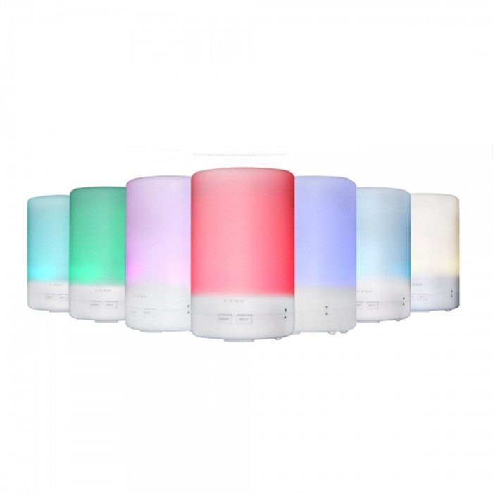 RHH 180mL Home Use Ultrasonic Humidifier Essential Oil Diffuser (110V) US Standard Green & White & Black