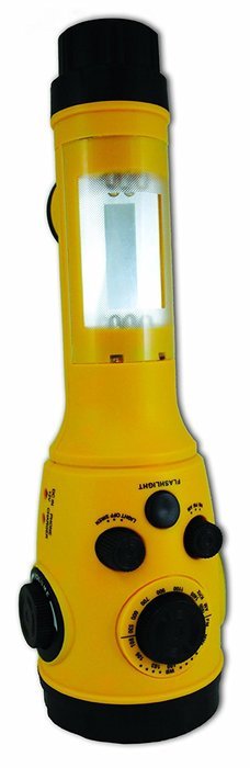 Alert Emergency 120V AC and Hand Crank Dynamo AM/FM/NOAA Weather Radio, Flashlight, Lantern LED Light, Siren,... N2