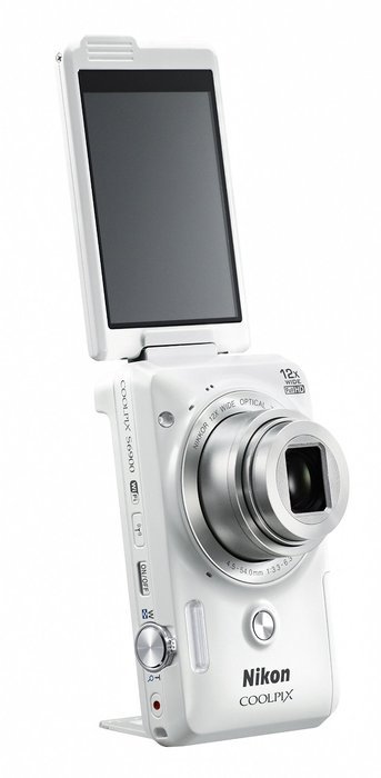 Nikon COOLPIX S6900 16MP Digital Camera with 12x Zoom, Natural White (International Version, No Warranty) N11