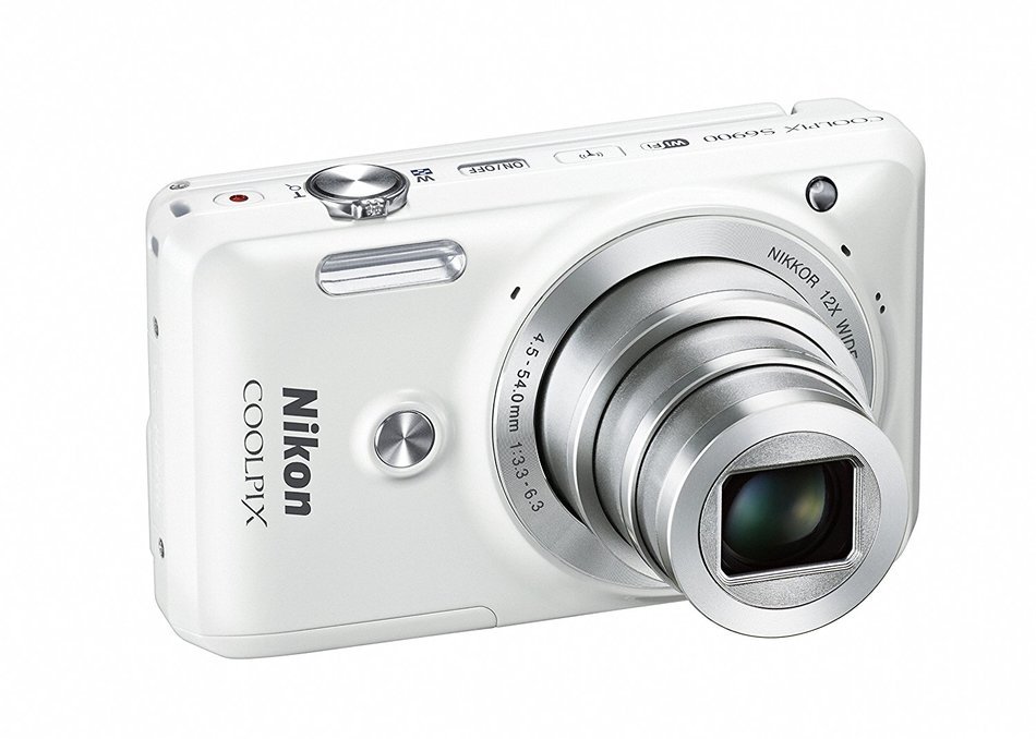 Nikon COOLPIX S6900 16MP Digital Camera with 12x Zoom, Natural White (International Version, No Warranty) N16