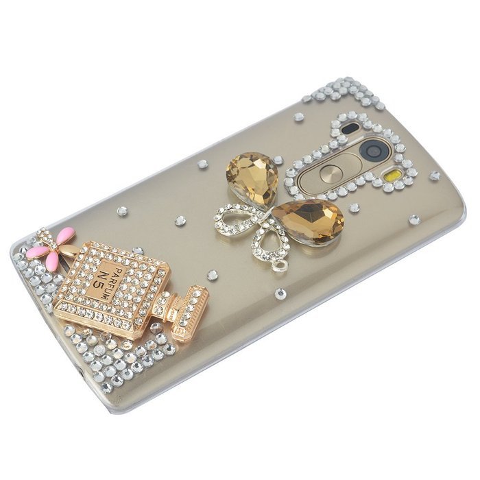 LG Stylus 2 Case,LG G Stylo 2 LS775 Case,Yaheeda Studded Rhinestone Crystal Bling Clear Hard Case Cover for LG... N9