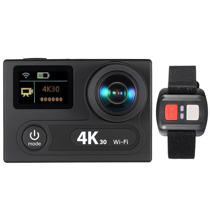 Ultra HD 4K Action Camera Wifi 1080P 12MP 2" Dual Screen LCD 360 Degree VR Camera 170 Degree Wide-angle Waterproof... N5