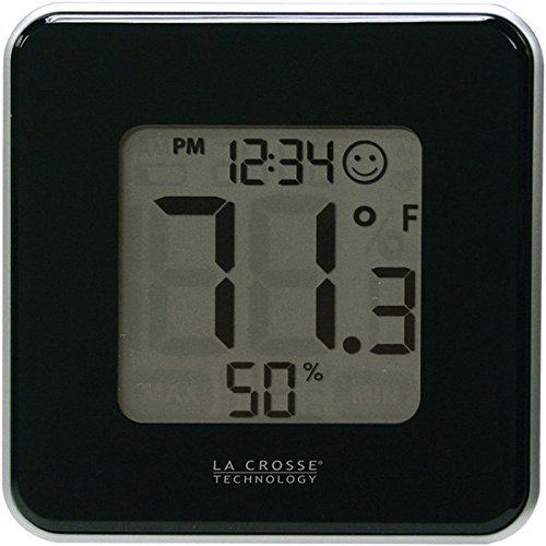 New LA CROSSE TECHNOLOGY 302-604B-TBP Indoor Comfort Level Station (Black)