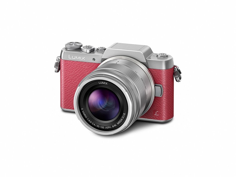 Panasonic DMC-GF7WP Compact System Camera (DSLM) with 12-32mm + 35-100mm Kit - International Version (No Warranty) N3