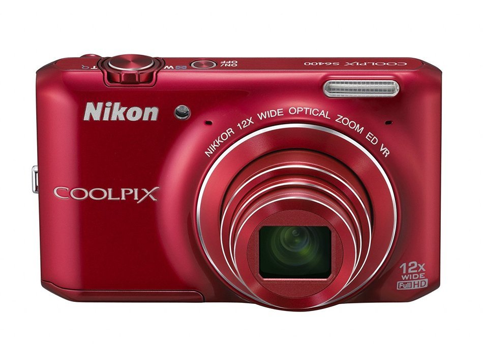 Nikon Digital Camera COOLPIX S6400 Red S6400RD [International Version, No Warranty] N7