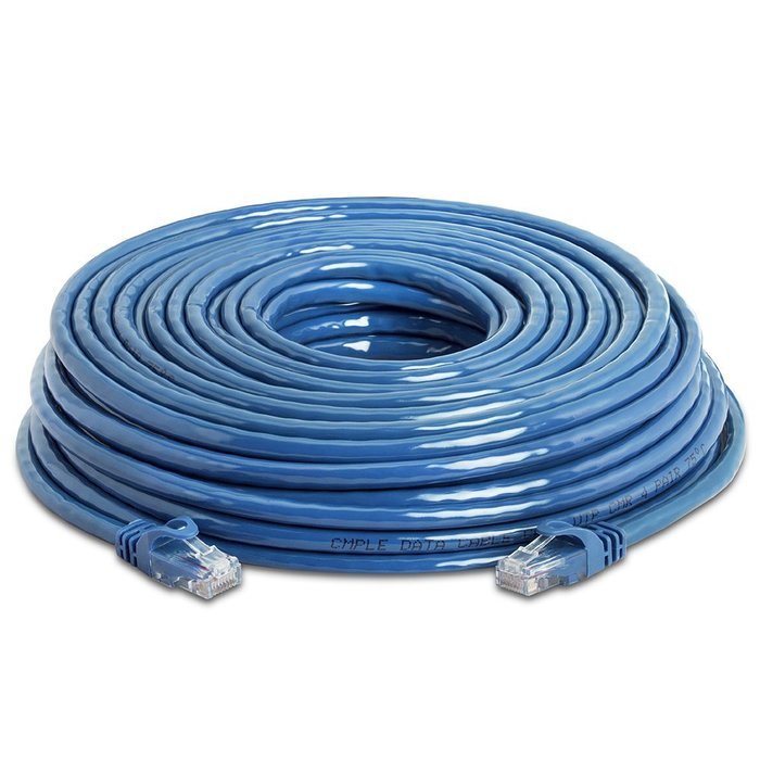 Cmple - CAT 6 500MHz UTP ETHERNET LAN NETWORK CABLE - 100 FT Gray N90