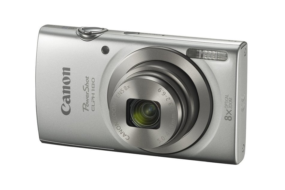 Canon PowerShot ELPH 180 (Red) with 20.0 MP CCD Sensor and 8x Optical Zoom N9
