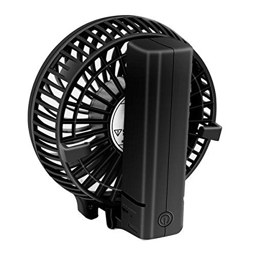 LinGear Portable Collapsible USB Rechargeable Hand Handheld Mini Fan For Laptop Computer Desk Desktop Table Floor... N10