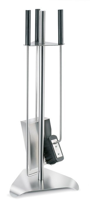 Blomus 4 pc Fireplace Set, Triangle Base