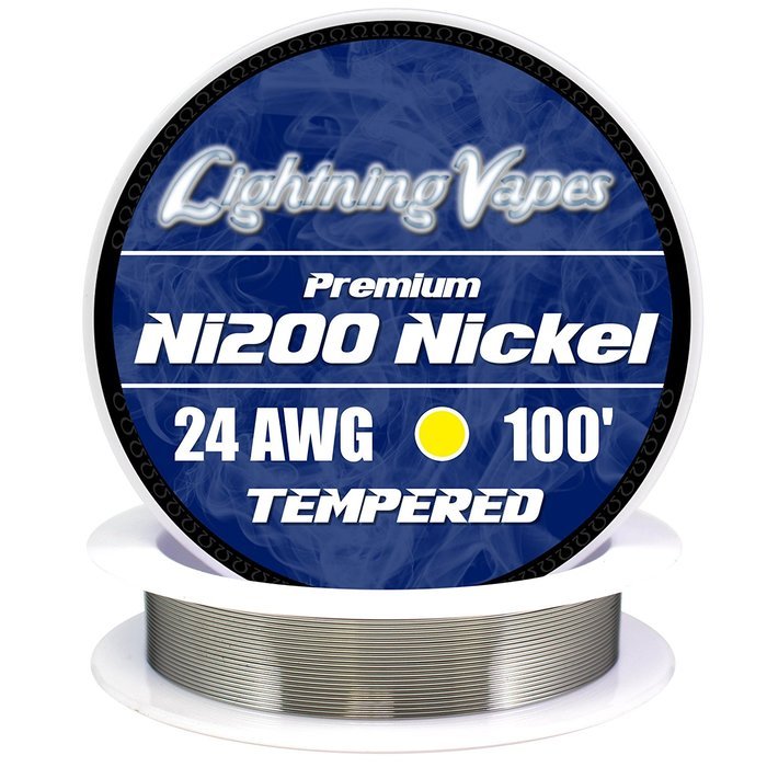 LV Ni200 Nickel Wire (Tempered) 24 AWG - 100'