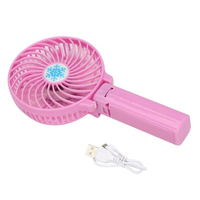 Summer Mini Fan, TOOPOOT Portable Handheld Mini Air Conditioner Cooler Fan with Data cable (black) N3