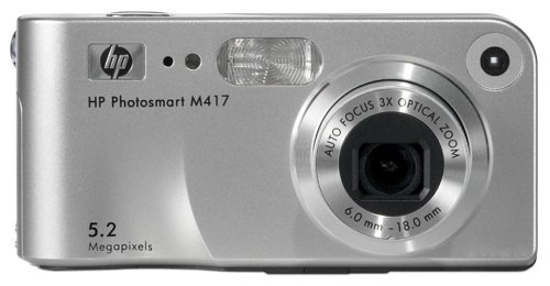 HP Photosmart M417 5.2MP Digital Camera with 3x Optical Zoom