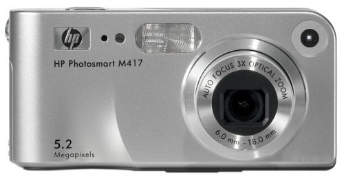 HP Photosmart M417 5.2MP Digital Camera with 3x Optical Zoom N3