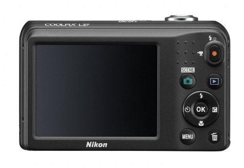 Nikon COOLPIX L27 16.1 MP Digital Camera with 5x Zoom Lens (Red) Manufacturer Refurbished