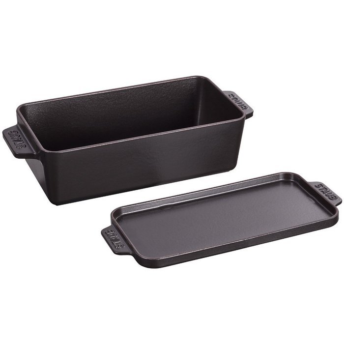 Staub 9 x 4.5-inch Matte Black Loaf Pan