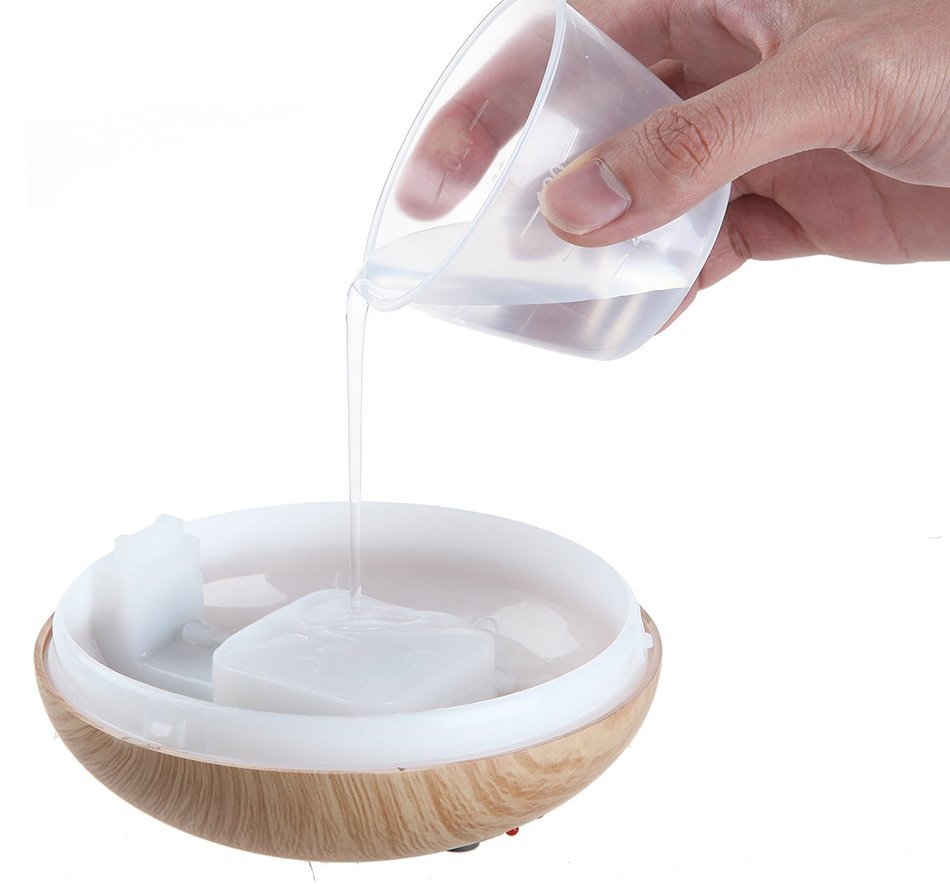 Mini Ultrasonic Humidifiers Aromatherapy Essential Oil Diffuser (100ml, light wood grain) N2