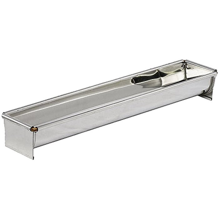 Matfer Bourgeat 13 3/4 Inch x 2 3/8 Inch Wide Buche Cake Mold Tin Plate N2