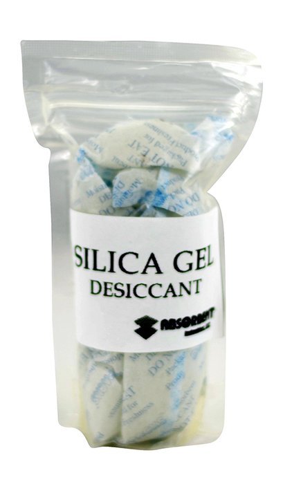 10 gram X 10 PK Silica Gel Desiccant Moisture Absorber -FDA Compliant Food Safe