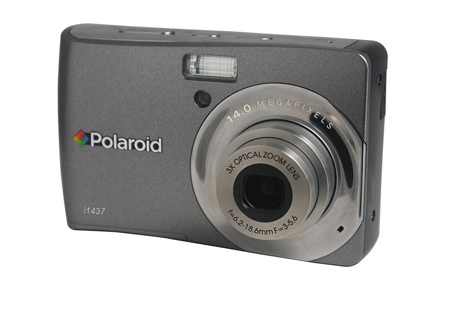 Polaroid CIA-1437TC 14MP CCD Digital Camera with 2.7-Inch LCD Display (Titanium) N2