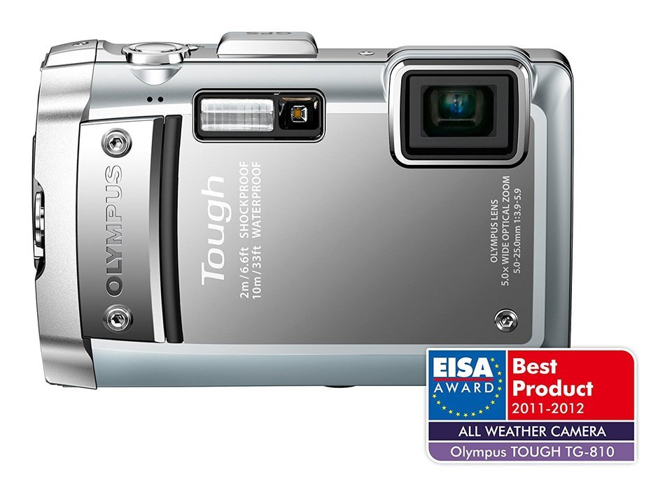 Olympus Tg-810 Digital Camera - Silver (14Mp, 5X Wide Optical Zoom) 3.0 Inch Lcd N5