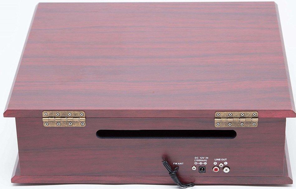 TechPlay TCP2916 WD, 3 speed turntable, AUX in, USB/SD MP3 Encoding and playback , Retro style classic analog... N3