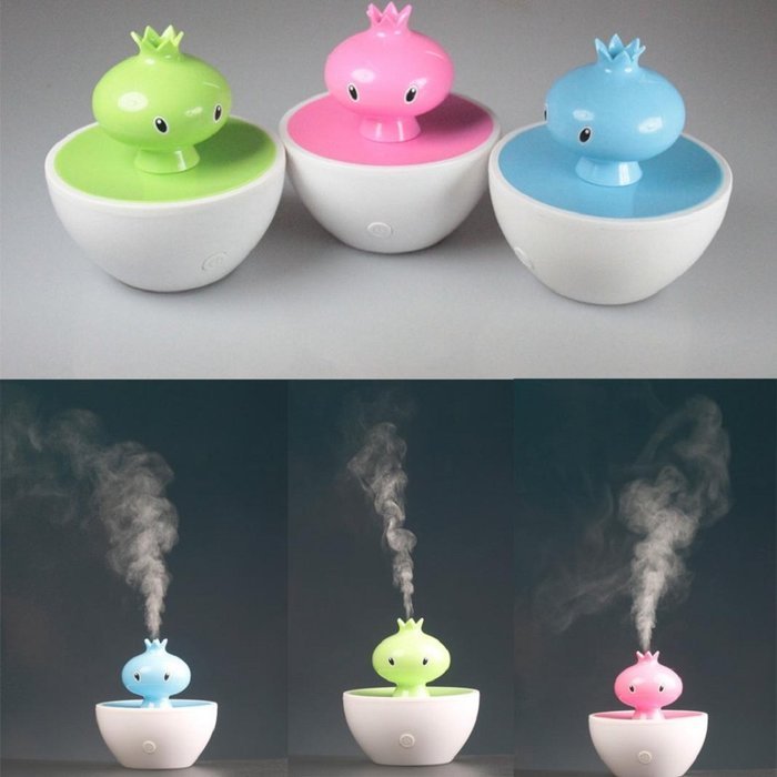 Cute Little Pomegranate Shape Diffuser Ultrasonic Humidifier,Highpot Ultrasound USB Mini Air Diffuser Beatles... N2