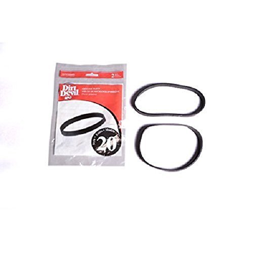 Dirt Devil 120000 Series Upright Style 20 Flat Belts 2 Pk Part # 3JZ0900000