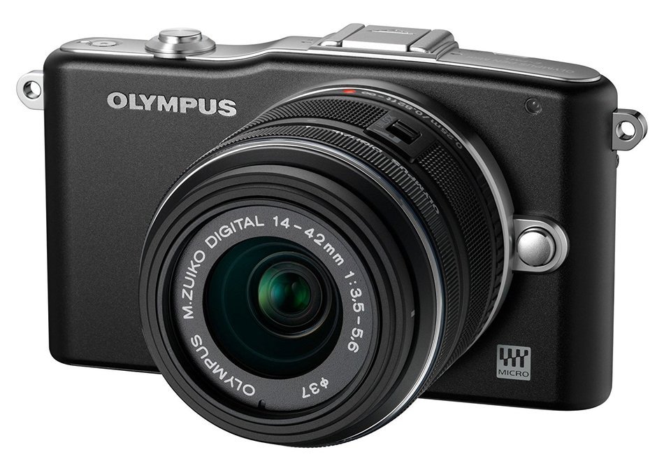 Olympus E-PM1 Black kit - International Version (No Warranty) N5