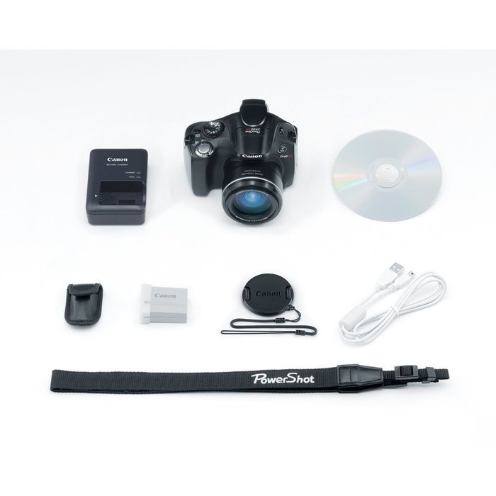 Canon SX40 HS 12.1MP Digital Camera with 35x Wide Angle Optical Image Stabilized Zoom and 2.7-Inch Vari-Angle... N7