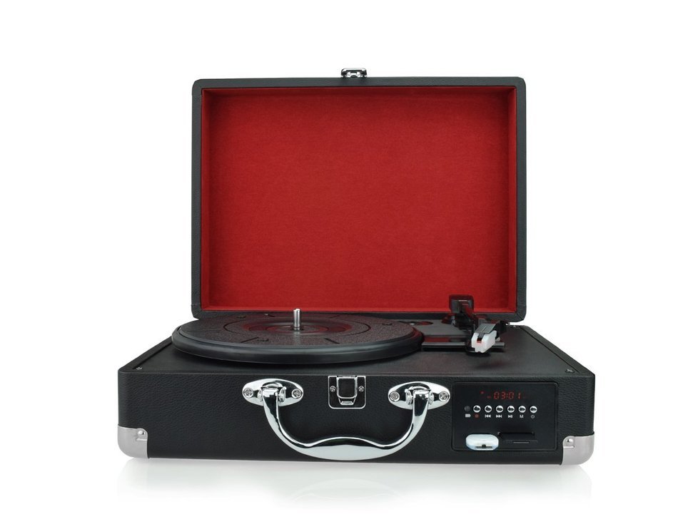Digitnow！Audio Vinyl Motion | Portable Briefcase Style Turntable with Built-in Stereo Speakers and USB Conversion... N2