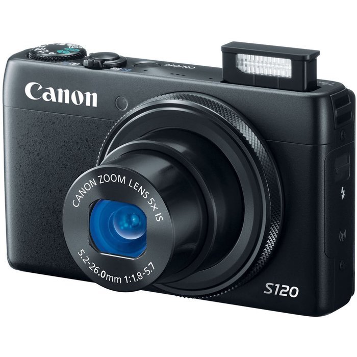 Canon PowerShot S120 12.1 MP CMOS Digital Camera with 5x Optical Zoom and 1080p Full-HD Video Wi-Fi Enabled N2