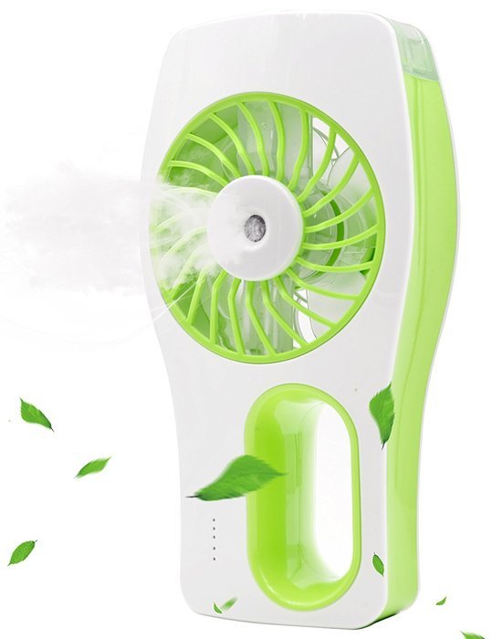Minhe Handheld USB Misting Fan Humidifier,USB Rechargeable Portable Fan ,Summer Spray Fan for Face Water Supply... N2