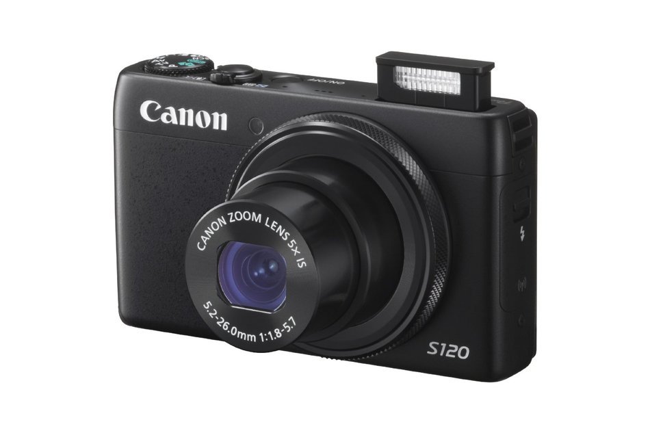 Canon PowerShot S120 12.1 MP CMOS Digital Camera with 5x Optical Zoom and 1080p Full-HD Video Wi-Fi Enabled N3